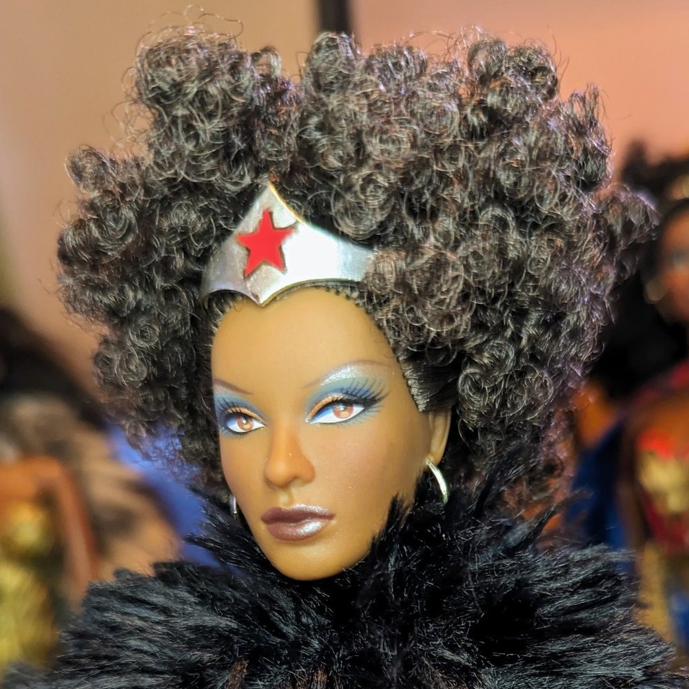 SOLD!!- Nubia Black Wonder Woman-2nd Collectors Doll- SOLD!
